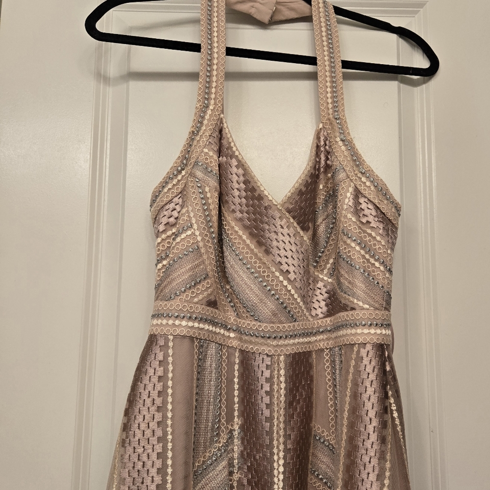Elegant Halter Neck Dress